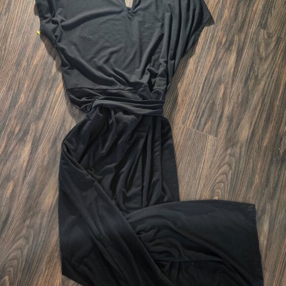 OLD NAVY Bohemian Style Wide-Leg Black Jumpsuit NWOT/SIZE XL - Picture 4 of 13